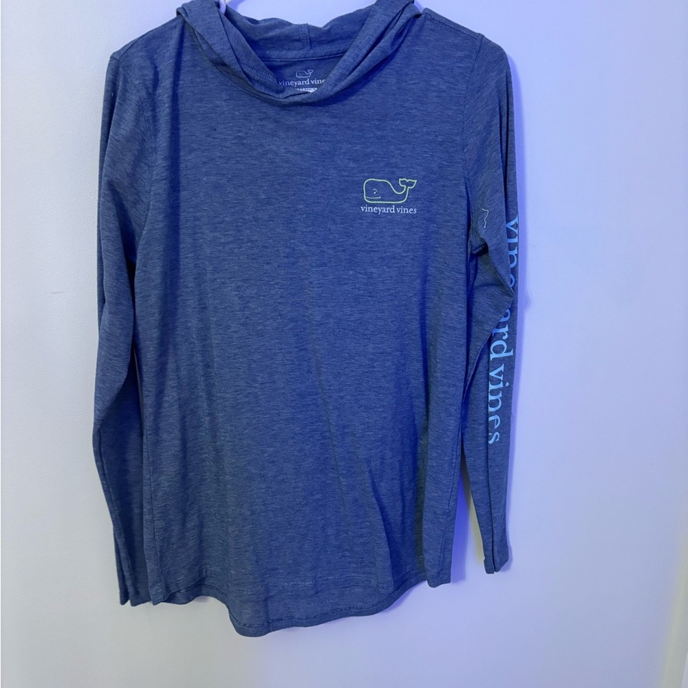 Vineyard Vines Heather Blue Hoodie